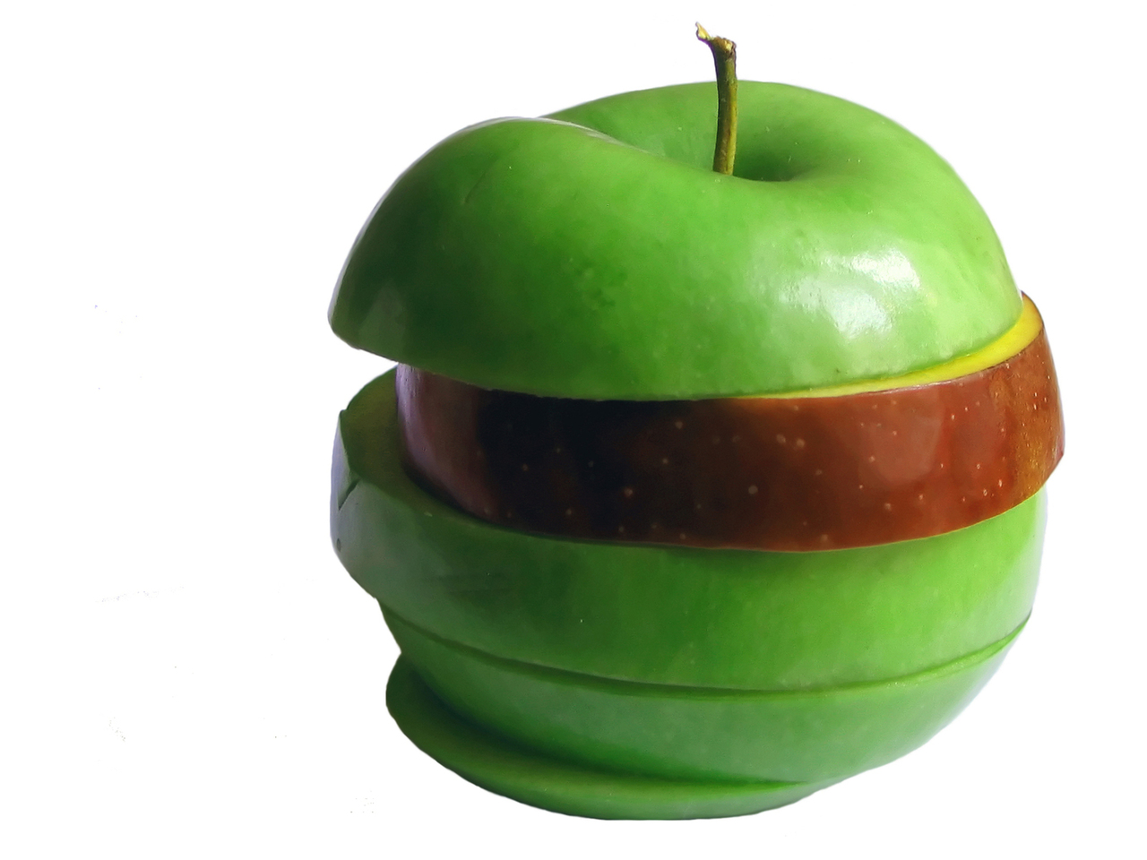 green-red-apple